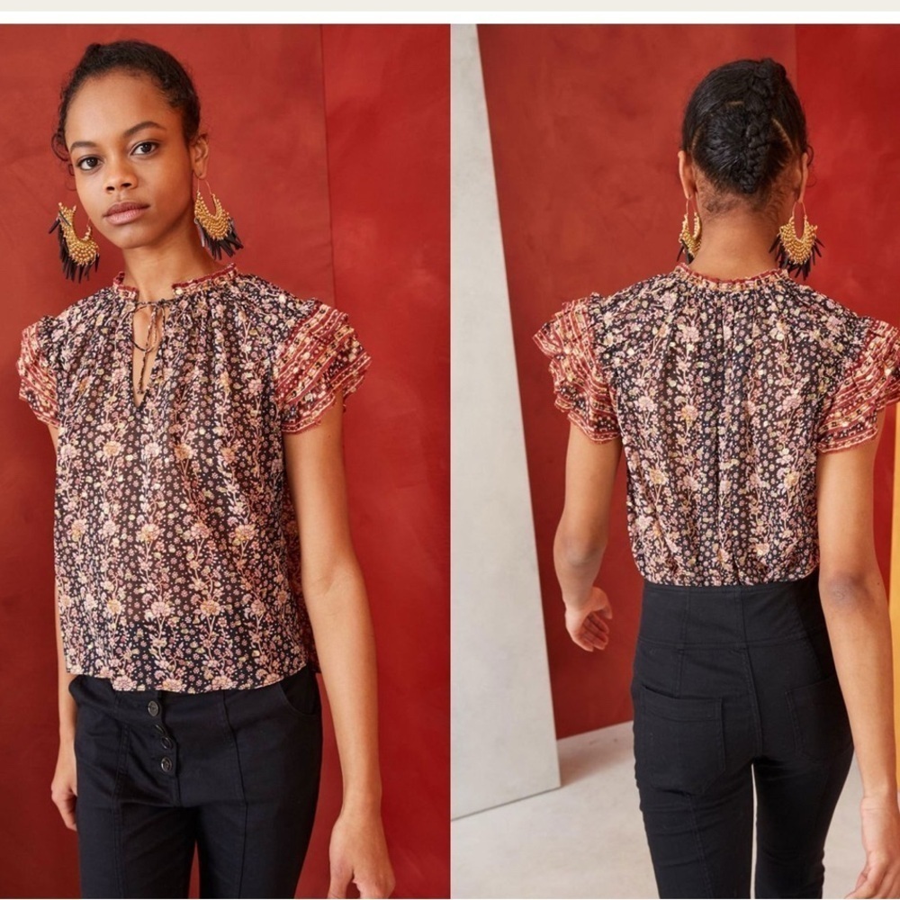Ulla Johnson Kosta Top in Midnight